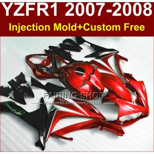 Aftermarketmotorcycle fairings for YAMAHA YZFR1 2007 2008 Injection bodywork YZF R1 YZF1000 YZF 1000 07 08 body repair parts