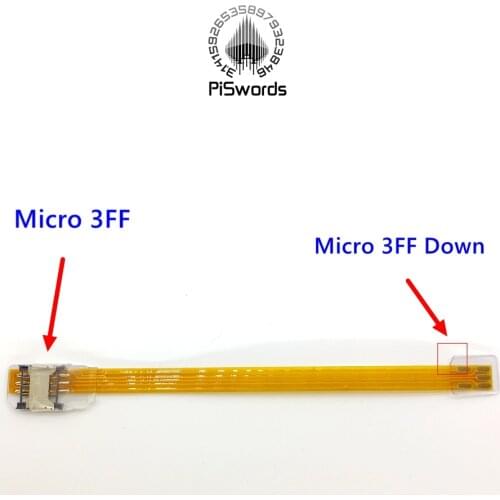 Micro 3FF SIM Card extension converter to 3FF micro sim card Soft Cable Extender 148mm adapter converter