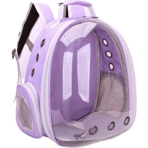 Pet Backpack Panoramic Side Opening Transparent Pet Backpack Going Out Carrying Bag Cat Bag Dog Bag Pet Space Capsule