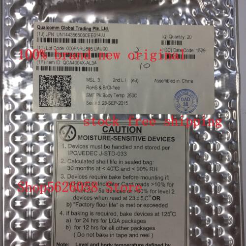 QCA4004X-AL3A QFN 100% new original 10PCS/LOT STOCK