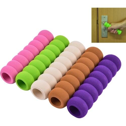 1Pcs Door Knob Covers Soft Foam Door Handle Knob Cover Protector Static-free Baby Safety Protective For Bedroom Living Room