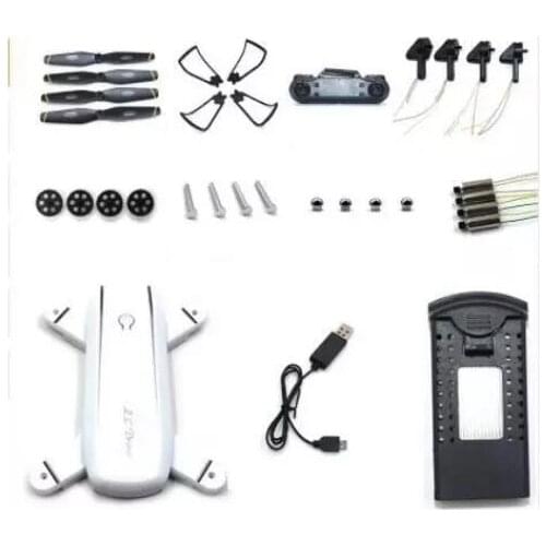 SG700 DM107 RC Drone Quadcopter spare parts blade motor Protection ring upper body shell USB charger remote controller gear