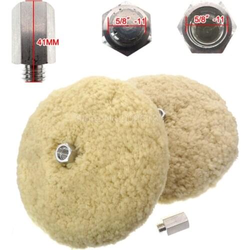 1Pcs 5/8"-11 Wool Ball Adapter Angle Grinder Polishing Machine Interface Connector Converter Connecting Rod Power Screw Polisher