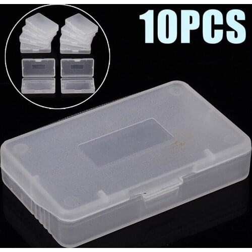 10pcs High Quality Game Cartridge Case Portable Plastic Game Cards Cartridges Dust Cover Case For Nintend GBA