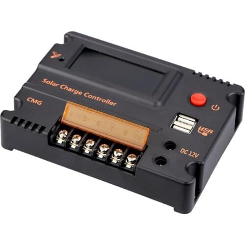 12V/24V 20A Auto Switch Overload Protection Solar Panel Regulador Solar Charge Controller Panel Battery Regulator