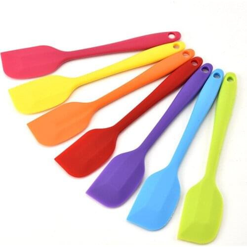 200pcs/lot Wholesale Cake Butter Cream Spatula Oil Bread Scraper Brush Baking Silicone Tool
