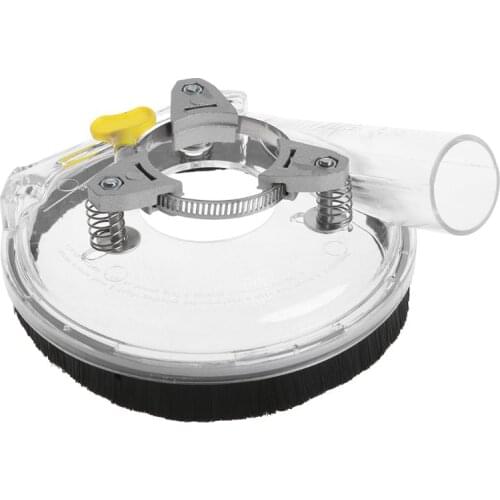2021 New Dust Shroud Kit Dry Grinding Dust Cover for Angle Hand Grinder Clear 4"/ 5"