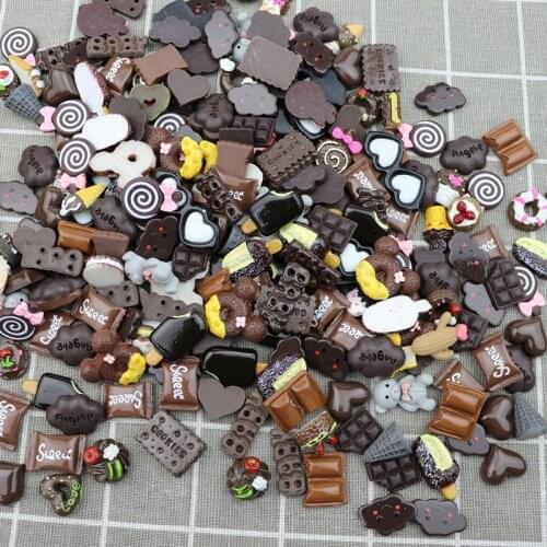 30pcs Mixed Candy Flowers Animal Resin Ornaments DIY Craft Supplies Basteln Hair Accessories Phone Shell Patch Art Decor Kid Toy