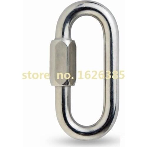4MM-12MM 1400KG-2500KG 304 stainless steel quick link water proof rust proof CE quality safety hasp shackle rigging hardware
