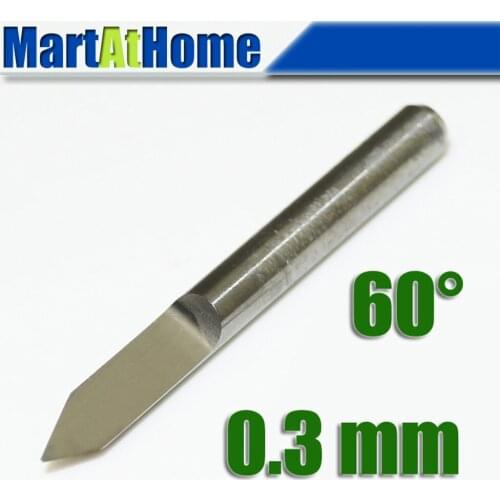 Argedo 10pcs New Carbide PCB CNC Engraving Bits 60 Deg 0.3mm for CNC Machinery Free Shipping #SM465 @CF