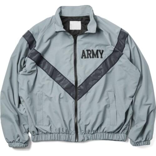 US Army Improved Physical Fitness Uniform IPFU unisex reflective PT sports training Jacket for men women