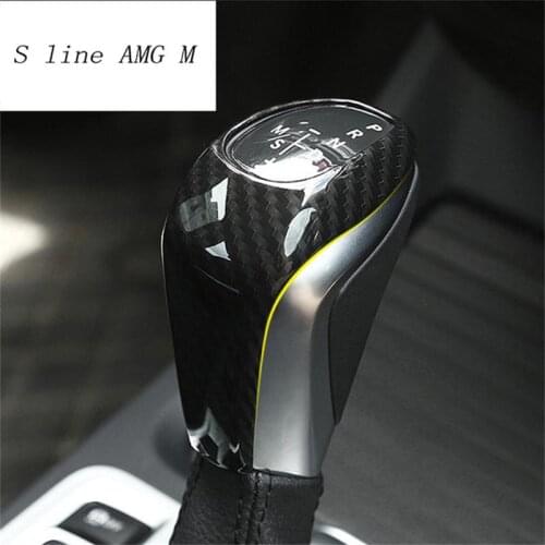 Car Styling Central Handbrake Auto Gear Shift Head Decorative Covers Trim Sticker For BMW X1 F48 2 series Active Tourer f46 218i