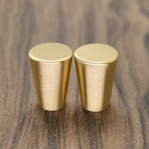 Free shipping solid simple drawer knob furniture hardware wardrobe cabinet shoe door single hole handle round cone pull