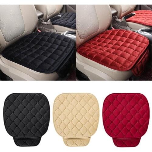 Car Seat Cover Winter Warm Seat Cushion Anti-slip Universal Front Chair Seat Breathable Pad for Vehicle Auto Car Seat Protectors
