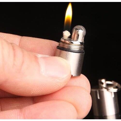 Diesel Torch Lighter Mini Keychain Lighters Retro Kerosene Lighter Key Chain