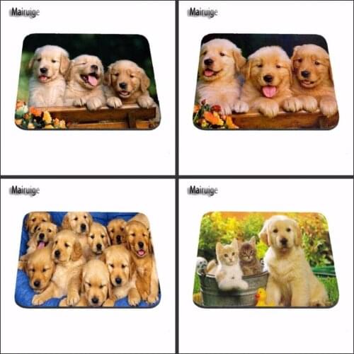 Playful Dog And Cat New Size Mouse Pad Rubber Pad 18*22cm and 25*29cm Computer Notebook Mice Mat Non-Slip Rubber Gaming Mousepad
