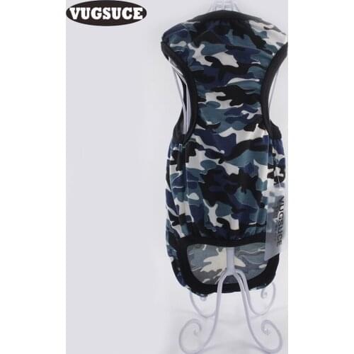 VUGSUCE Camouflage Dog Vest Clothes Shirt for Small Large Dogs Cats Summer Dog Puppy Coat Apparel for Chihuahua Pet Supplies