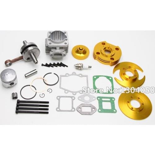 44MM BIG BORE TOP END KIT FOR ATV POCKET DIRT BIKE 49CC 2 STROKE STAGE 3 GOLDEN NEW