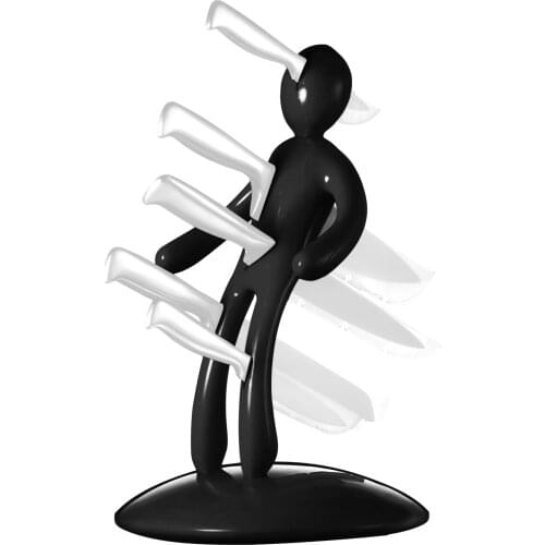 Creative Humanoid Knife Set Multifunctional Stainless Steel Tool Holder Set Knife Holder Home Knife Storage Rack Without Knife