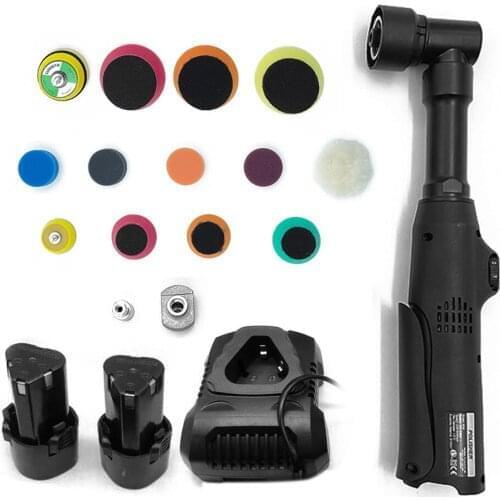 EU Plug Car Polishing Machine 12V Car Polisher Handheld Electric Auto Polisher Rechargeable Car Polishing and Waxing Machine Kit