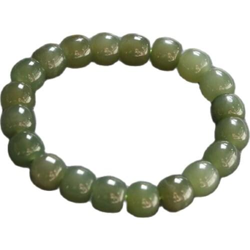 Natural Hetian Jade Bracelet Transfer Bead Bracelet Men And Women Beads Jade Bracelet Couple Bracelet