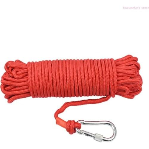 HX6D Nylon Rope Flag Clothes Line Camping Utility Good for Tie Pull Swing Climb Knot