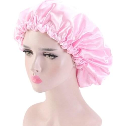 New Children And Womens Hat Double-Layer Hair Cap For Sleeping Waterproof Chemotherapy Styling Bath Kitchen Dust PE