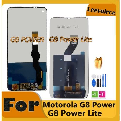 Original For Motorola Moto G8 Power Lite XT2055-2 LCD Touch Screen Assembly for Moto G8 Power XT2041 XT2041-3 LCD Display +Tool