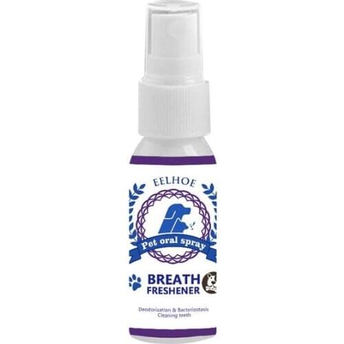 30/60ml Mouthwash Spray Pet Teeth Breath Cleaning Freshener Pet Care Dog Cats Mouth Spray Care Cleaner
