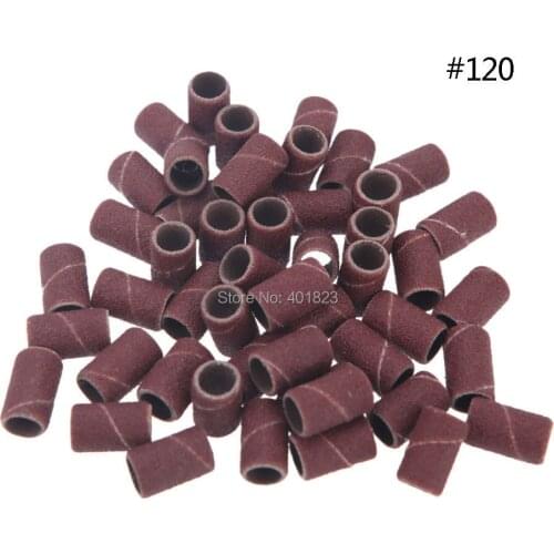 1000pcs/pack 120 Grit Nail Drill Sanding Bands For Electric Manicure Drills Accessories Pedicure Nail Tools Machine sandpaper