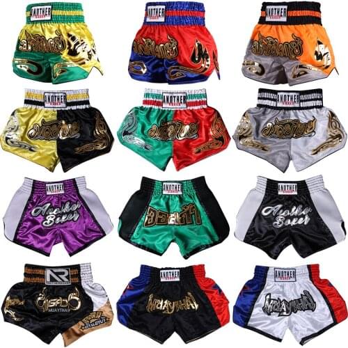MMA Shorts Kickboxing Shorts Kids Adults Muay Thai Boxing Pants Men Women Boy Girl Free Combat Sanda Grappling Fighting Trunks