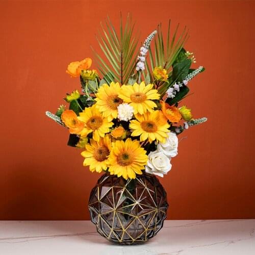 Modern contracted simulation flower Desktop furnishing articles Flower arranging Artificial flowers fall party decor