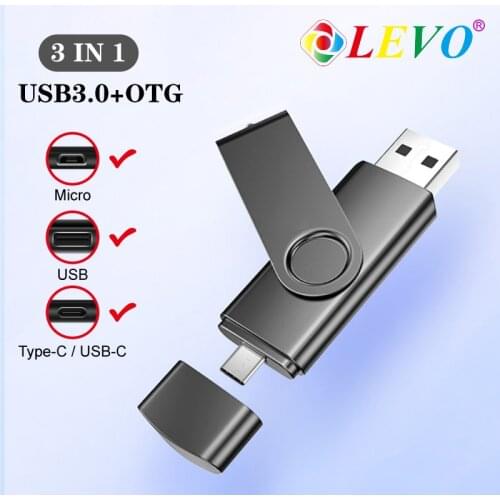 USB 3.0 Pendrive 256GB 128GB New OTG USB Flash Drive 64GB 32GB 16GB 8GB Cle USB Pen Drive For Android /Tablet /PC