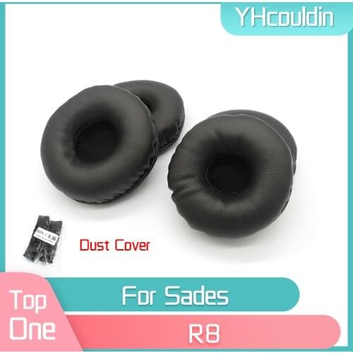 YHcouldin Earpads For Sades R8 Headphone Replacement Earpads Velvet Ear Pad