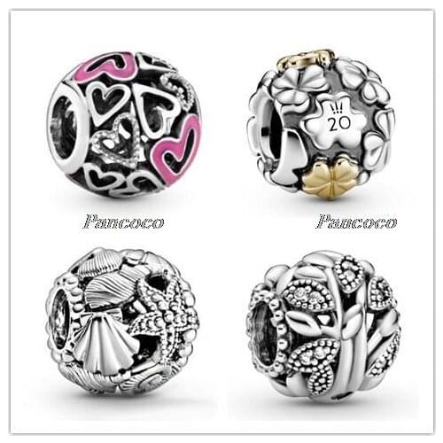 925 Sterling Silver Charm Openwork Family Tree Charm Bead Fit Women Pandora Bracelet & Necklace Diy Jewelry