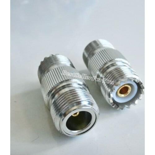 1Piece N Female To UHF SO-239 Female SO-239 SO239 Jack Straight RF Coaxial Adapter Connector