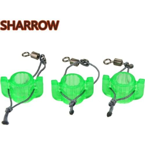 12pcs Archery Plastic Arrows Bowfishing Slider ID 9mm Safety Slide Bow Fishing Arrow Tools Camping Shooting Fishing Accessories