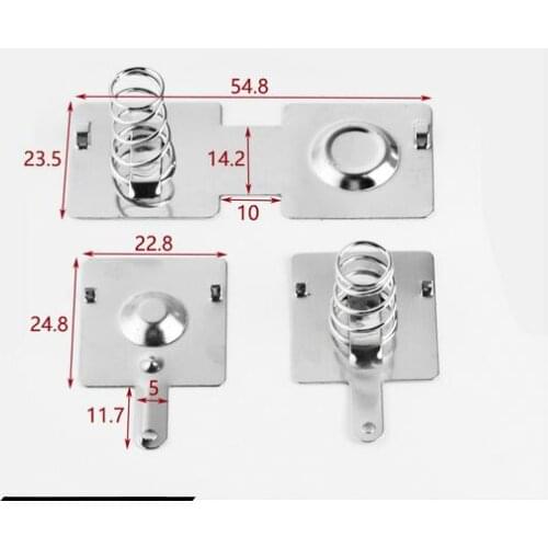 150pcs Battery piece No. 1 Battery shrapnel 24*23MM 1# Positive and negative piece general purpose Lamp spring contact piece