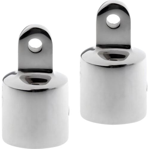 2 Pcs Boat Eye End Cap Φ 22mm Stainless Steel Eyes End Cap Tail For Marine Yacht Bimini Top Boat Accessories Marine