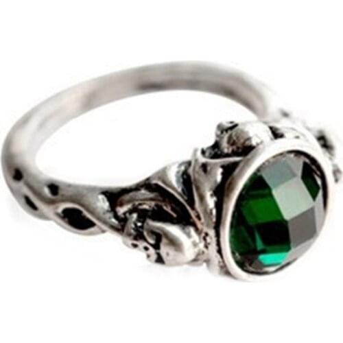 2017 pirates of the caribbean ring Captain Jack Sparrow death finches skull ring vintage Johnny Depp wholesale