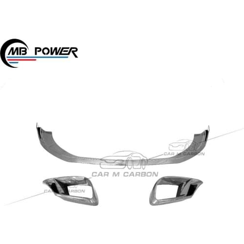 2019 S class w222 S63 S65 carbon finber front lip for w222 S63 S65 to B style carbon finber front spoiler