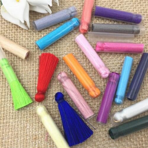 DIY 30pcs Silk Tassel Trim decoration Sewing Crafts Keyring DIY jewelry making Accessories
