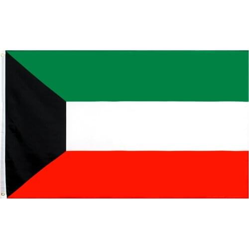 60x90cm/90x150cm Kuwait KWT DZA Flag 2x3ft/3x5ft KW National Banner