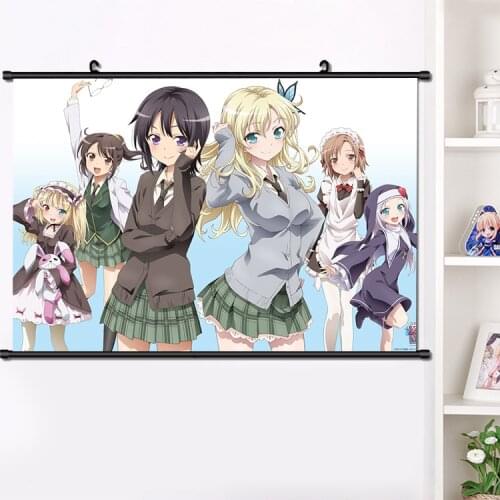 Anime Haganai Boku wa Tomodachi ga Sukunai Kobato Hasegawa Kashiwazaki Wall Scroll Poster Wall Hanging Poster Home Decor 40×60cm