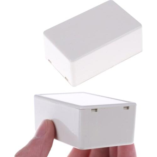 White DIY Housing Instrument Case Plastic Electronic Project Box Junction Box Electric Supplies 70x45x30mm