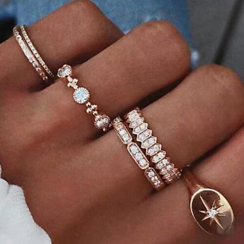 Cykopv Women's Gold Rings