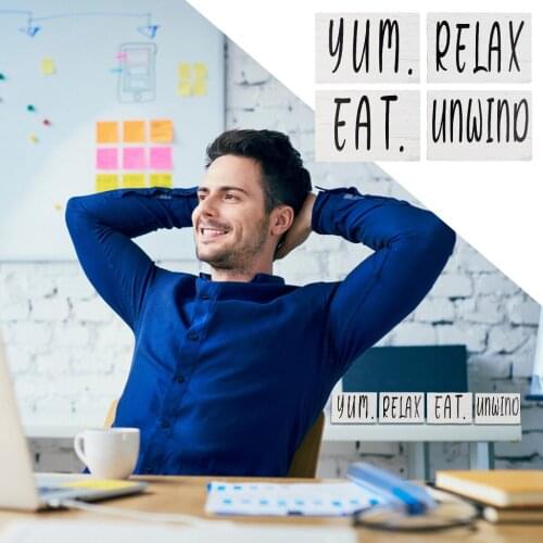 4pcs Wooden Tiered Relax Unwind Eat Letter Signs Print Blocks for Farmhouse Sill Wall Art Decorative