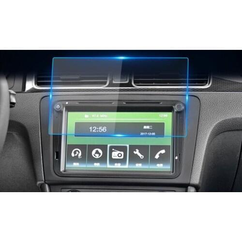 For Skoda Rapid Spaceback 2018-2019 Car Navigation Screen Protector Central Screen Tempered Glass Screen Protective Film