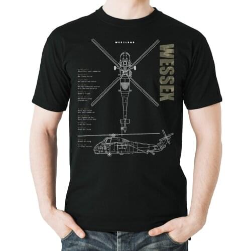 Royal Navy Wessex Anti Submarine Helicopter T-Shirt. Summer Cotton O-Neck Short Sleeve Mens T Shirt New S-3XL