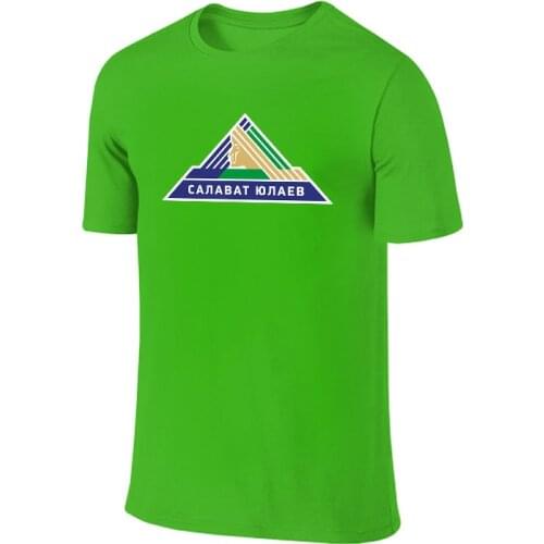 KHL hockey team logo printed T shirt for men plus size Metallurg